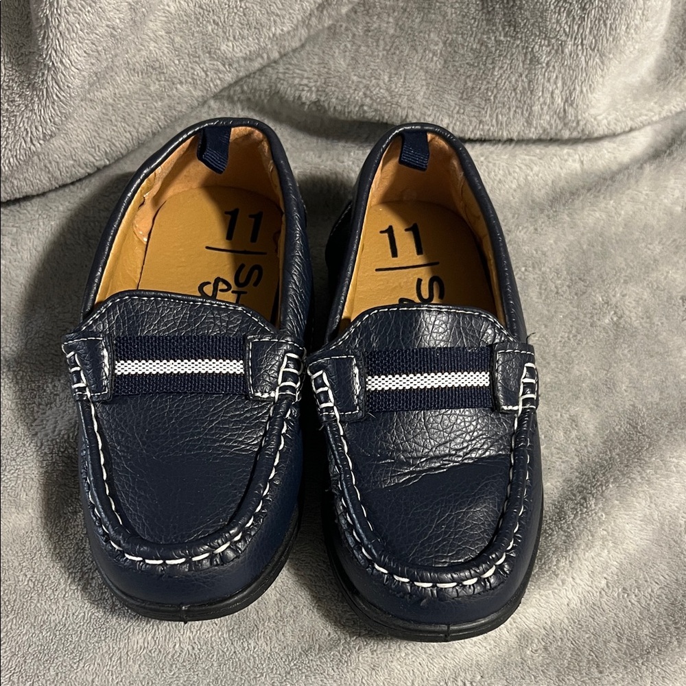 Stylish Navy Kids Loafers